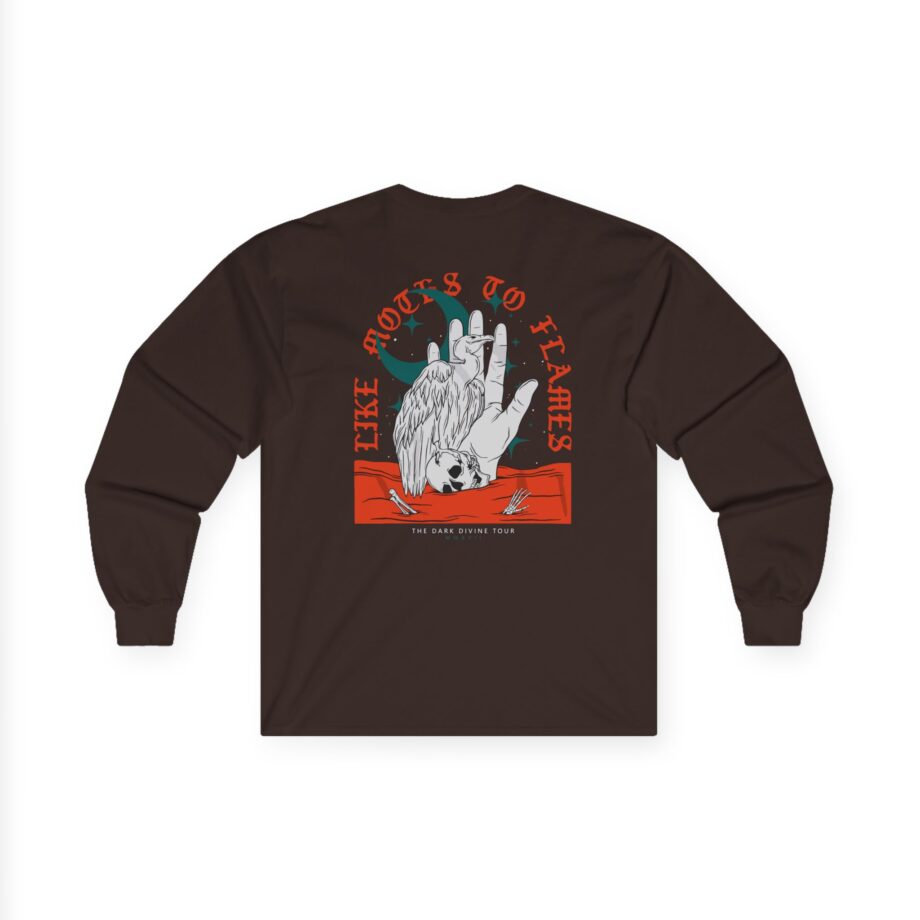 Like Moths to Flames the Dark Divine Tour Unisex Ultra Cotton Long Sleeve Tee