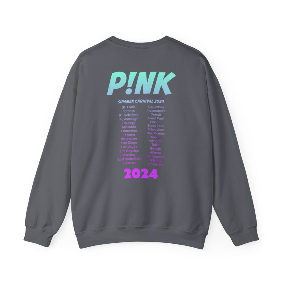 Pink Burst 2024 Tour Unisex Heavy Blend™ Crewneck Sweatshirt