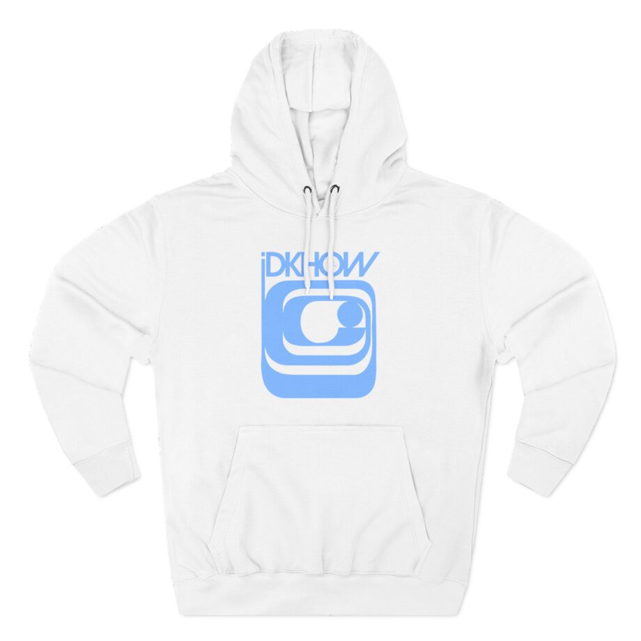 iDKHOW SWIRL MONITOR Three-Panel Fleece Hoodie