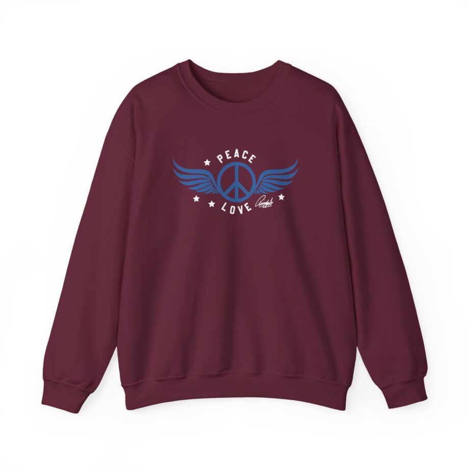 Ringo Starr Peace Love Unisex Heavy Blend™ Crewneck Sweatshirt