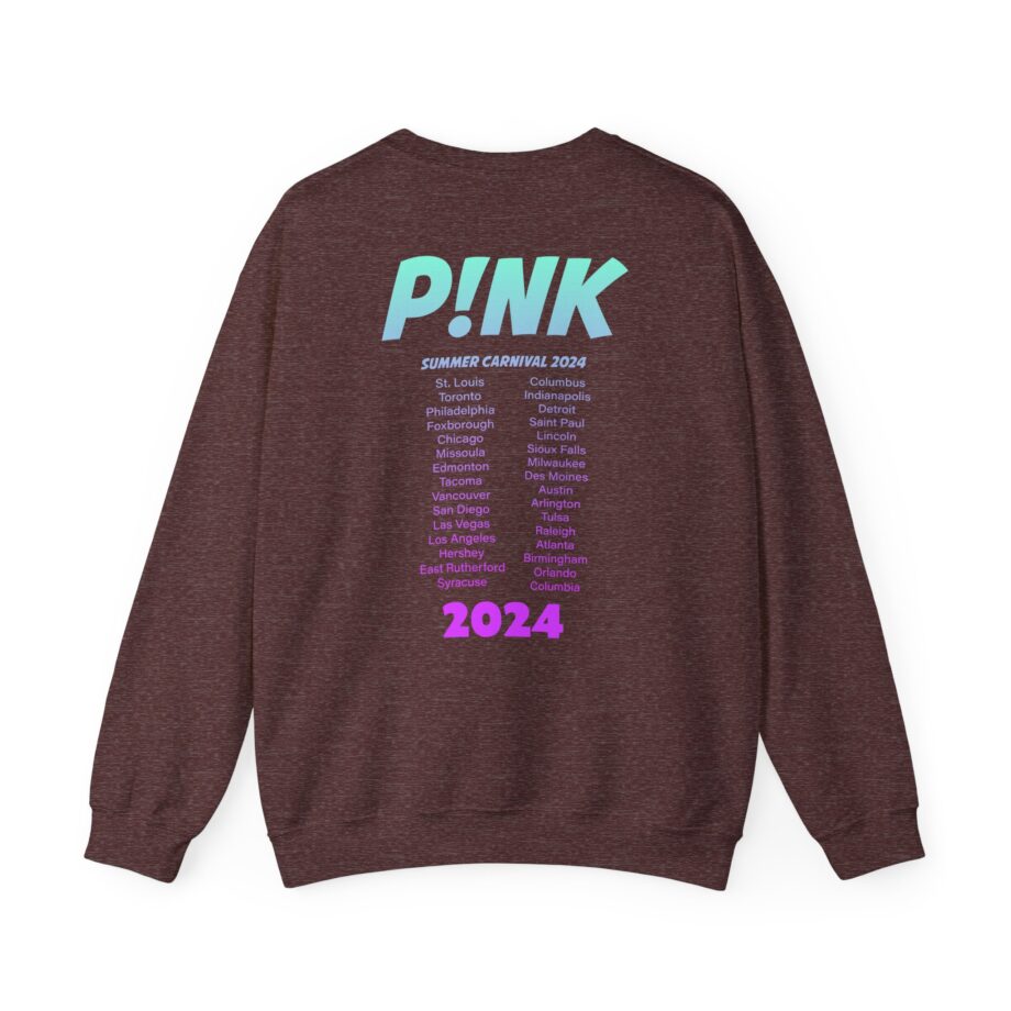 Pink Burst 2024 Tour Unisex Heavy Blend™ Crewneck Sweatshirt