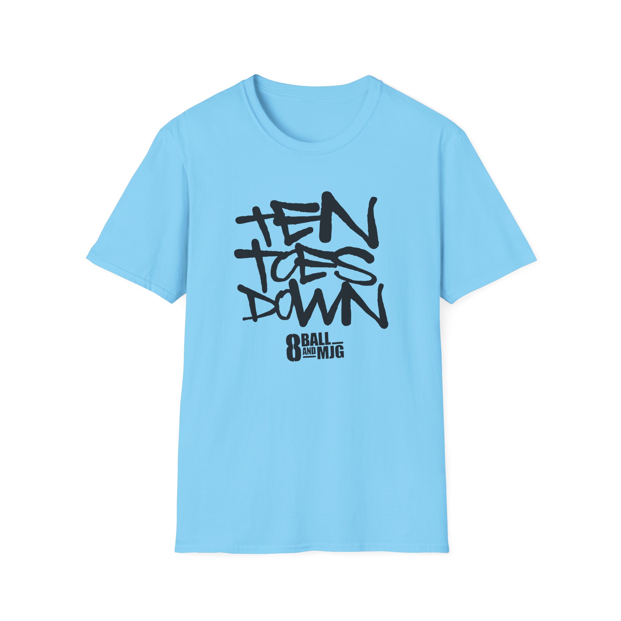 8ball Mjg Ten Toes Down Unisex Softstyle T-Shirt