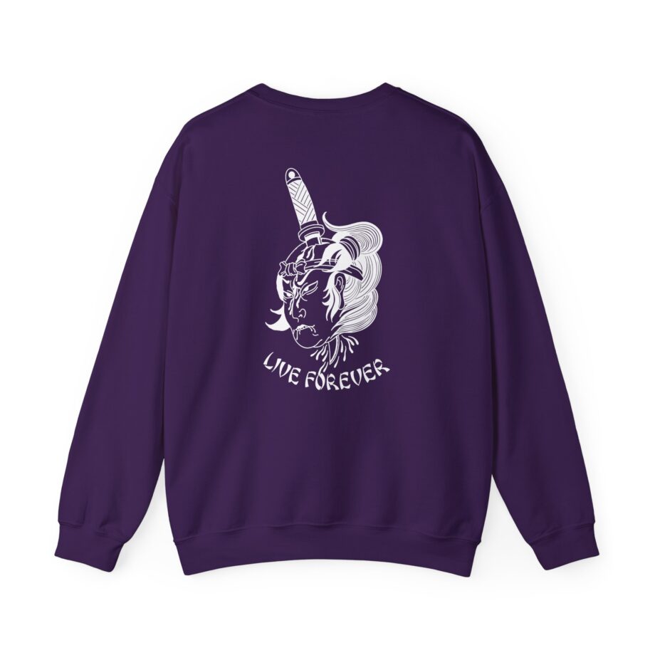Born From Pain Live Forever Unisex Heavy Blend™ Crewneck Sweatshirt
