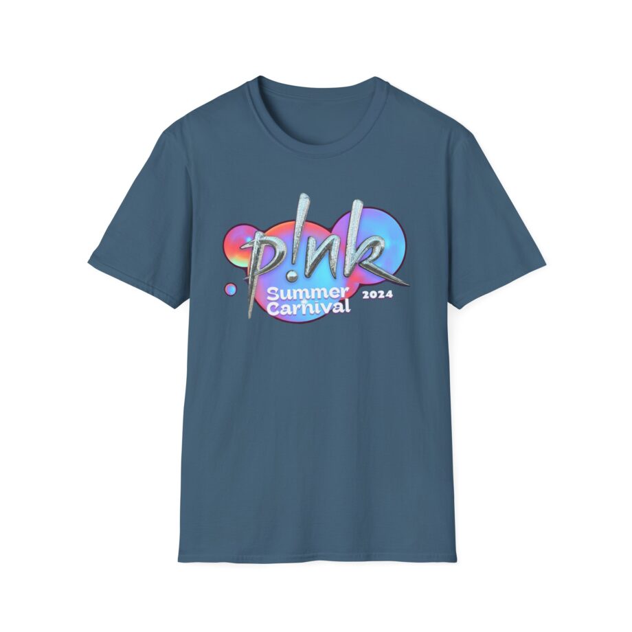 P!nk Split Tie Dye Unisex Softstyle T-Shirt