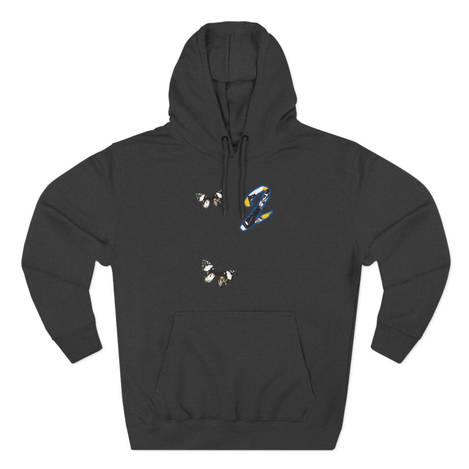 Joyner Lucas Multi Butterfly Three-Panel Fleece Hoodie