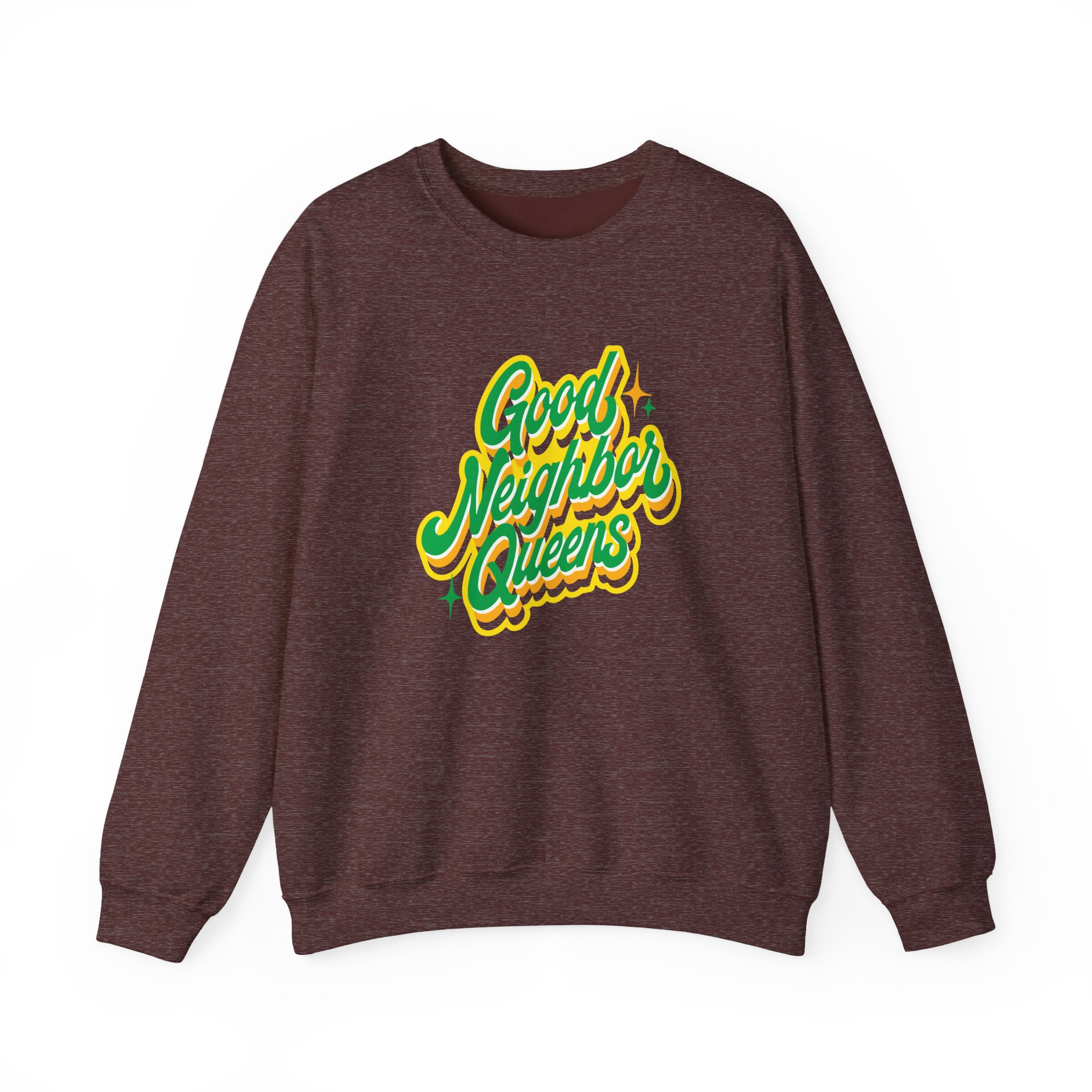 Good Neighbours Queens Unisex Heavy Blendâ„¢ Crewneck Sweatshirt