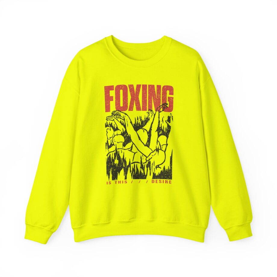 Foxing Inverted Burn Unisex Heavy Blend™ Crewneck Sweatshirt