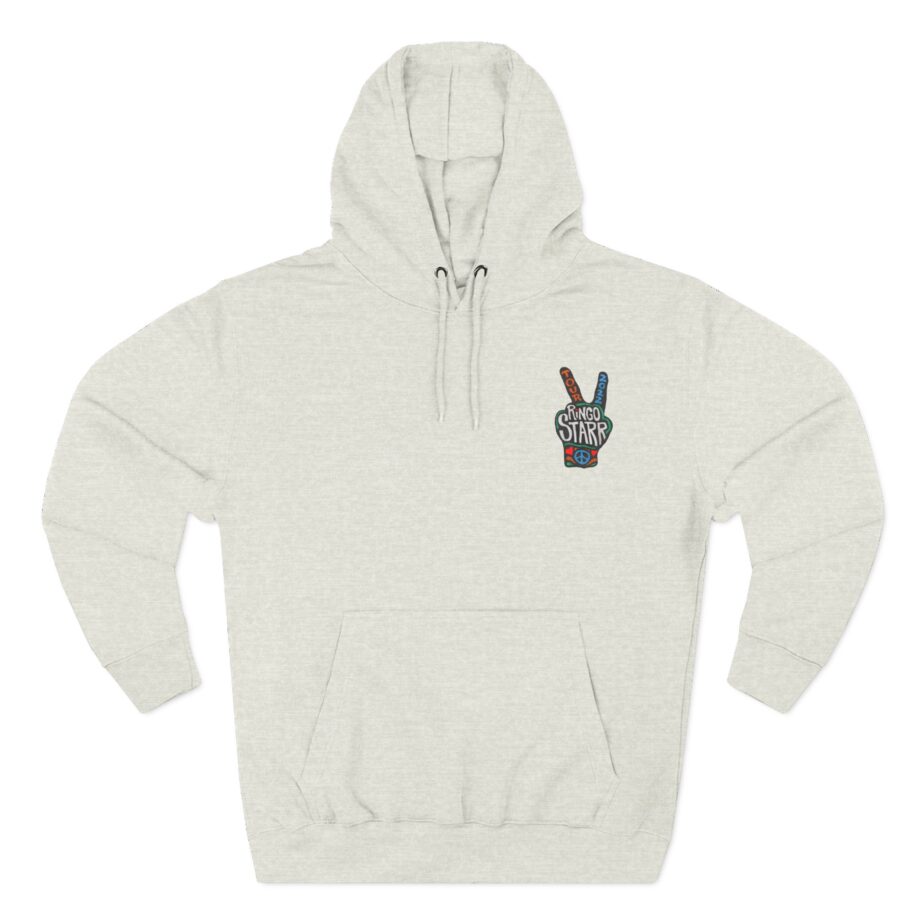 Ringo Starr Peace Illustration Three-Panel Fleece Hoodie
