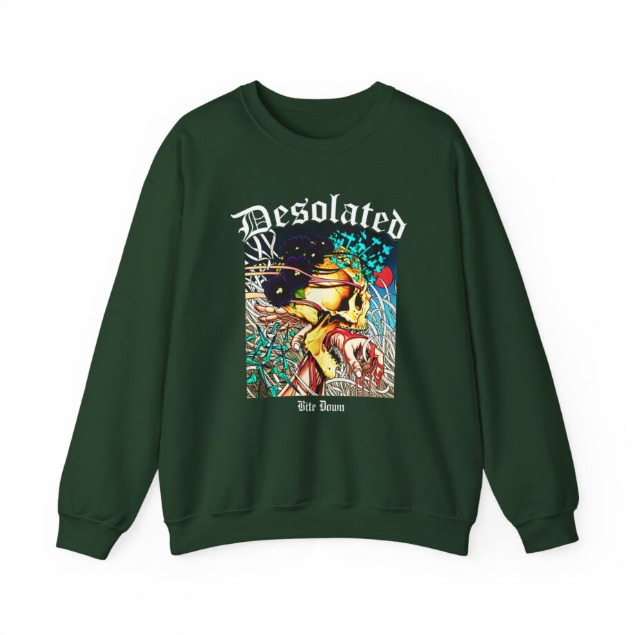 Desolated Bite Down Artwork Unisex Heavy Blend™ Crewneck Sweatshirt