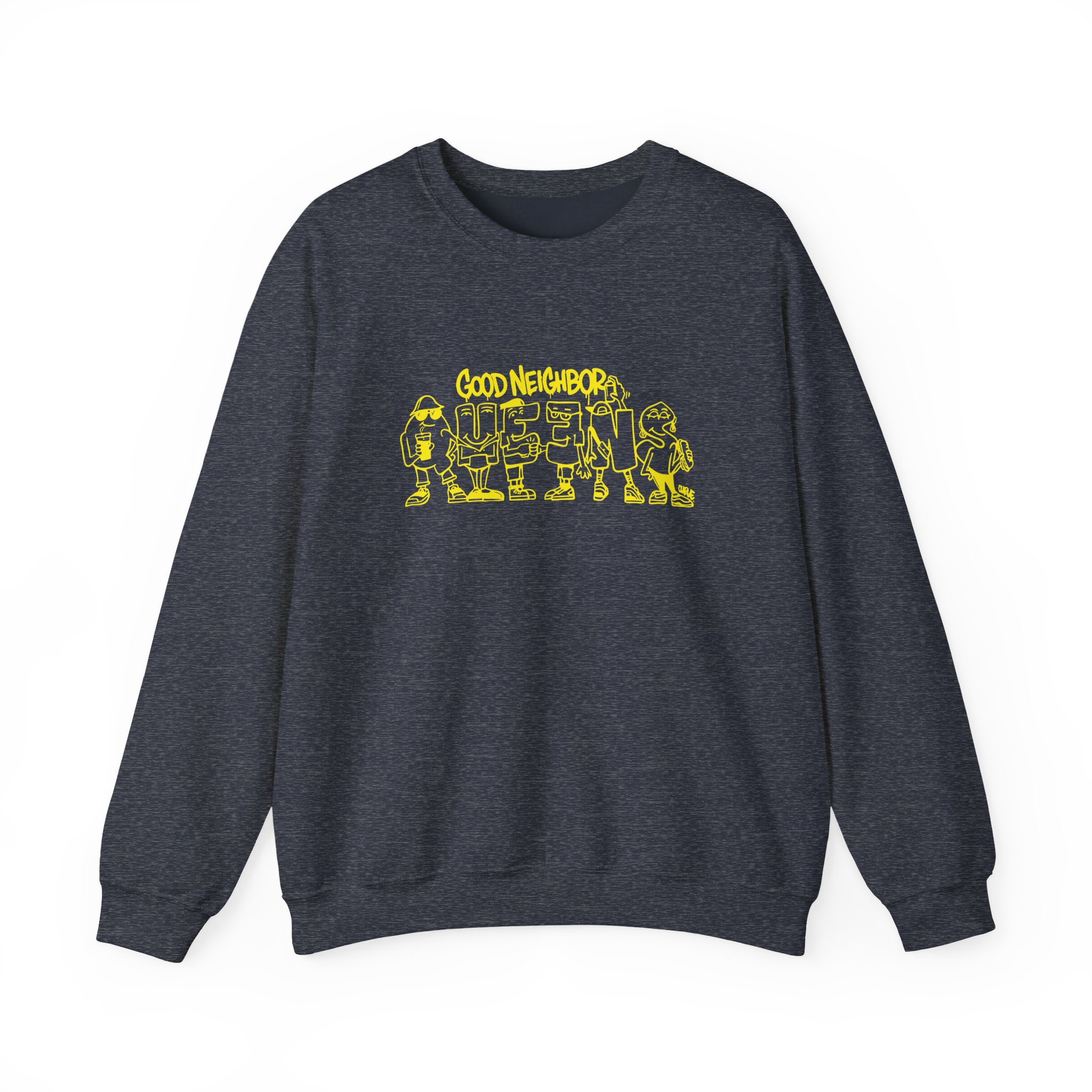 Good Neighbours Queens Unisex Heavy Blendâ„¢ Crewneck Sweatshirt