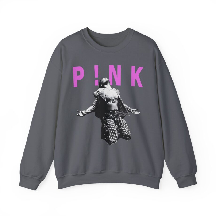 Pink Trustfall Praise Unisex Heavy Blend™ Crewneck Sweatshirt