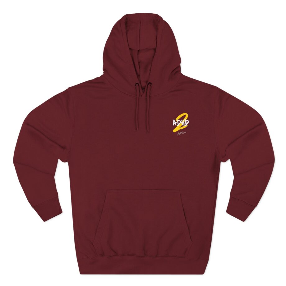 Joyner Lucas Adhd2 Logo Three-Panel Fleece Hoodie