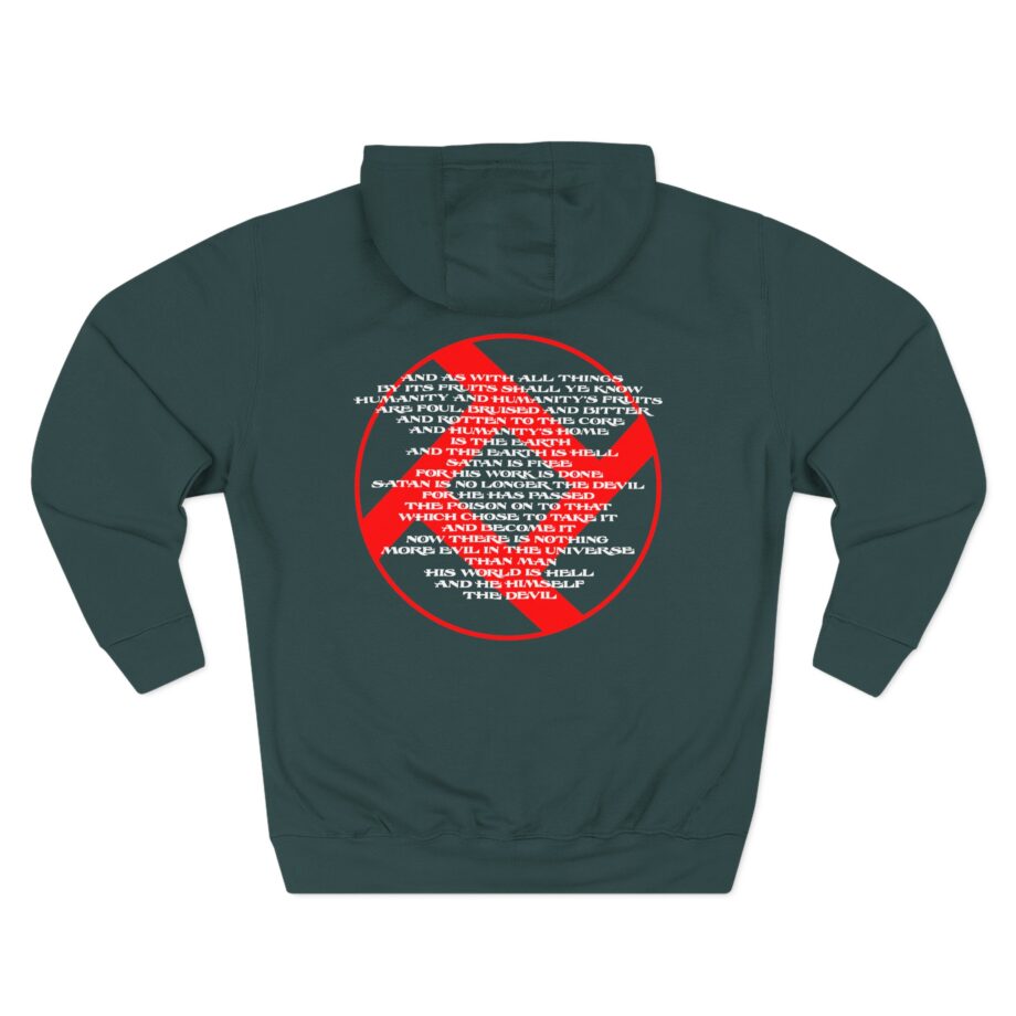 Integrity The Blackest Curse Three-Panel Fleece Hoodie