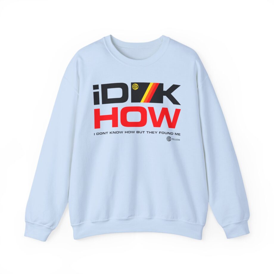 iDKHOW Striped Box Gold Unisex Heavy Blend™ Crewneck Sweatshirt