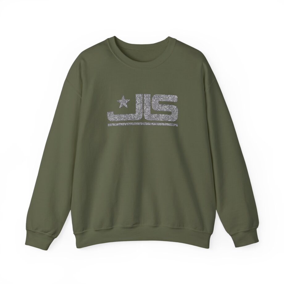 JLS, Everybody Say JLS Glitter Unisex Heavy Blend™ Crewneck Sweatshirt