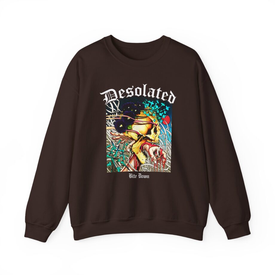 Desolated Bite Down Artwork Unisex Heavy Blend™ Crewneck Sweatshirt