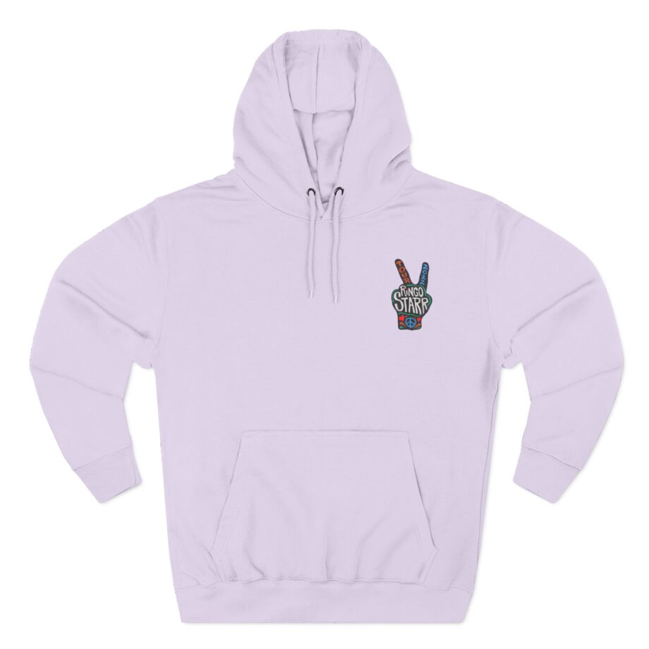 Ringo Starr Peace Illustration Three-Panel Fleece Hoodie