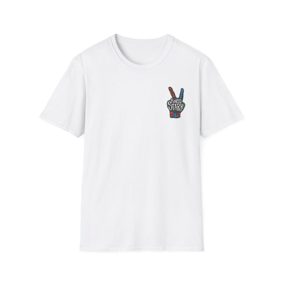 Ringo Starr Peace Illustration Unisex Softstyle T-Shirt