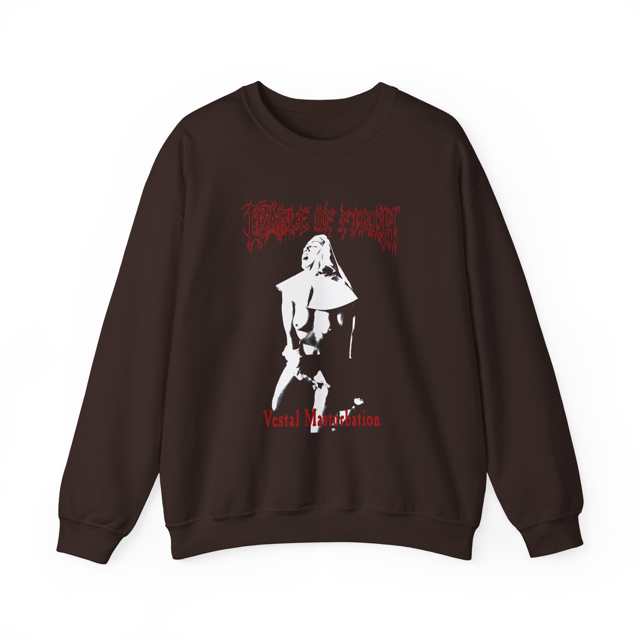 Cradle of Filth Vestal Masturbation Unisex Heavy Blendâ„¢ Crewneck Sweatshirt