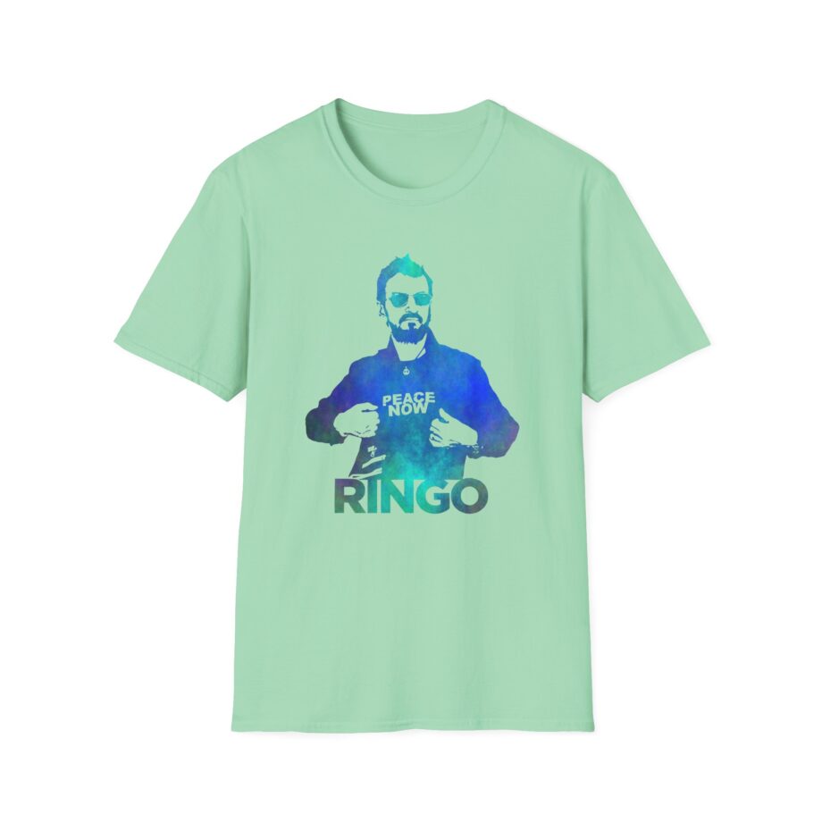Ringo Starr Peace Now Mint Unisex Softstyle T-Shirt