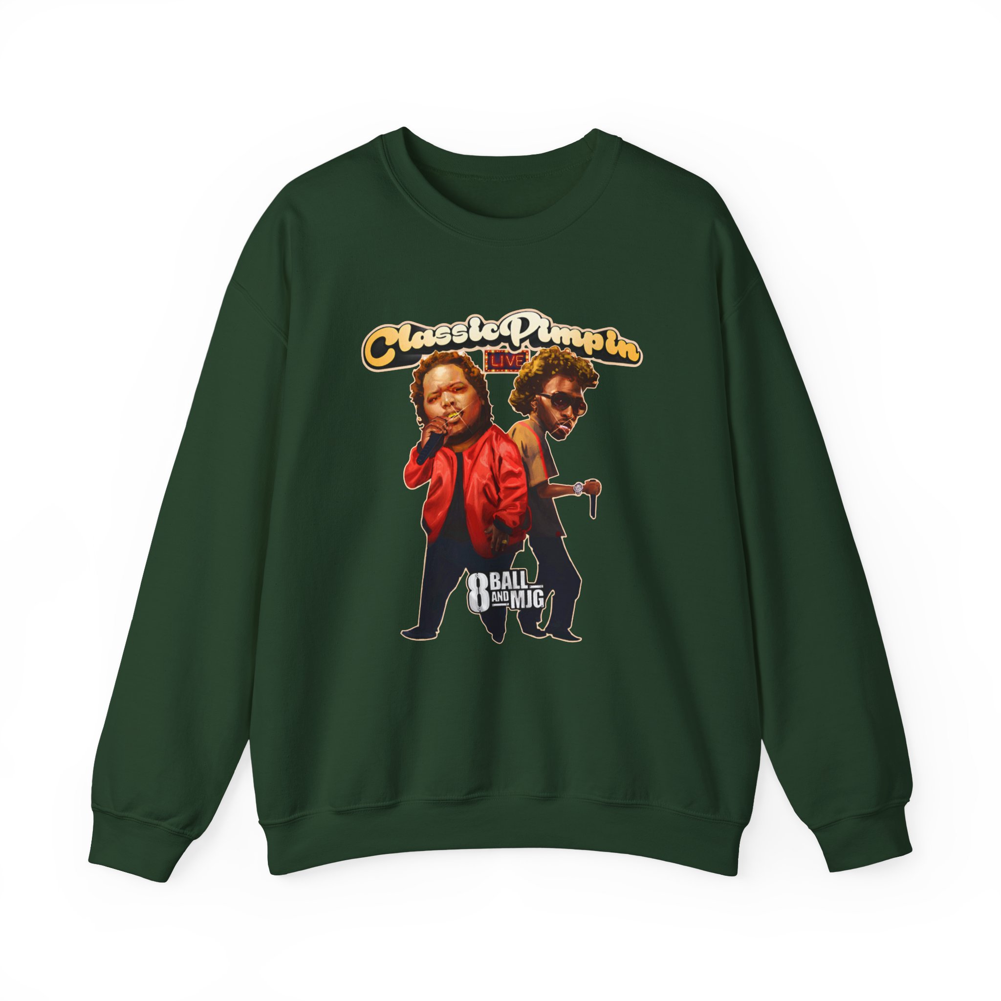 8ball Mjg Classic Pimpin Unisex Heavy Blendâ„¢ Crewneck Sweatshirt