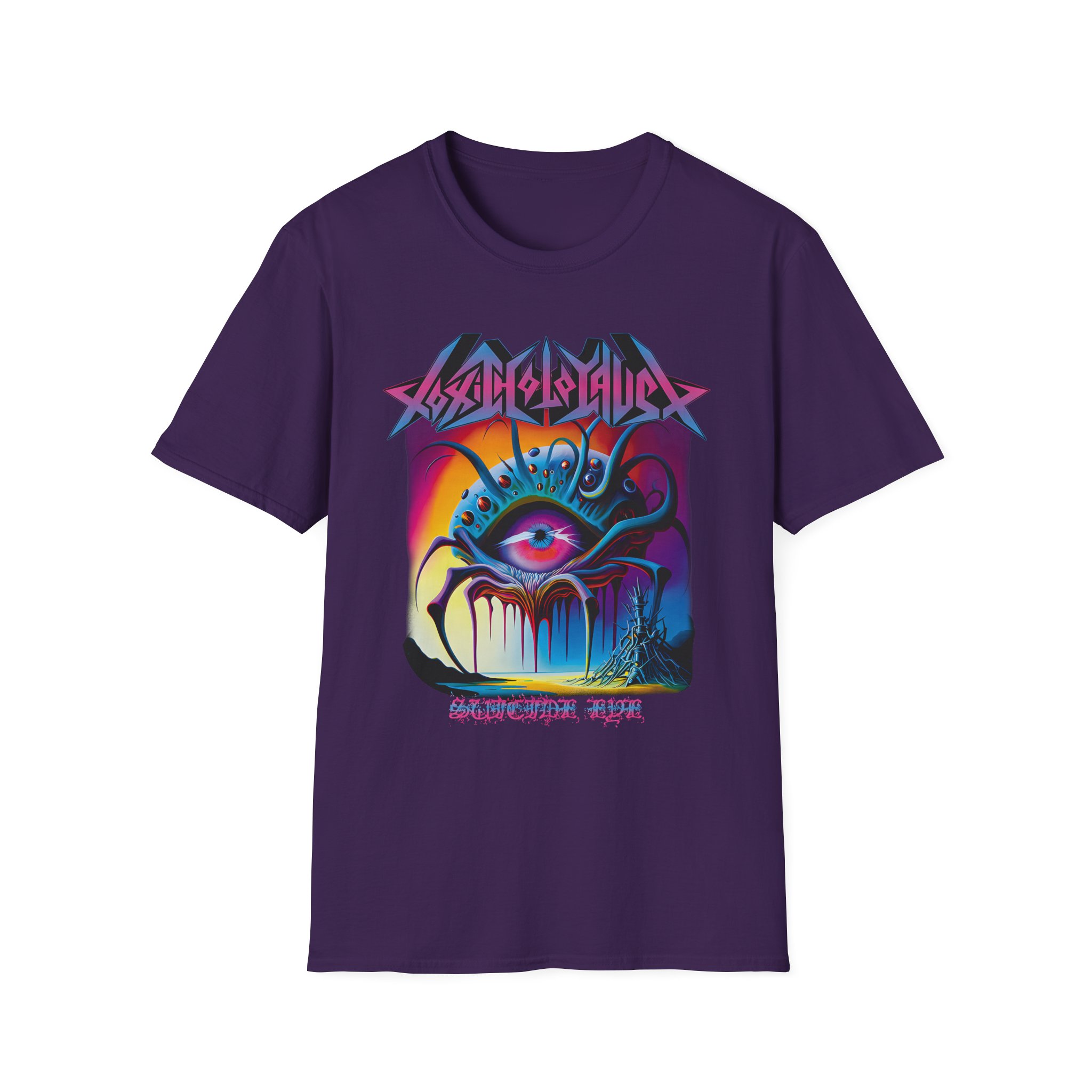 Toxic Holocaust Suicide Eye Unisex Softstyle T-Shirt