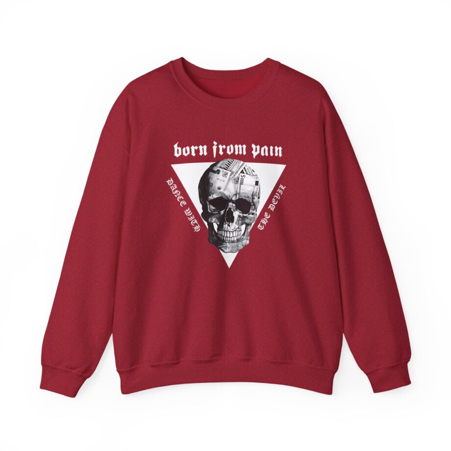 Born From Pain Dance With the Devil Unisex Heavy Blend™ Crewneck Sweatshirt
