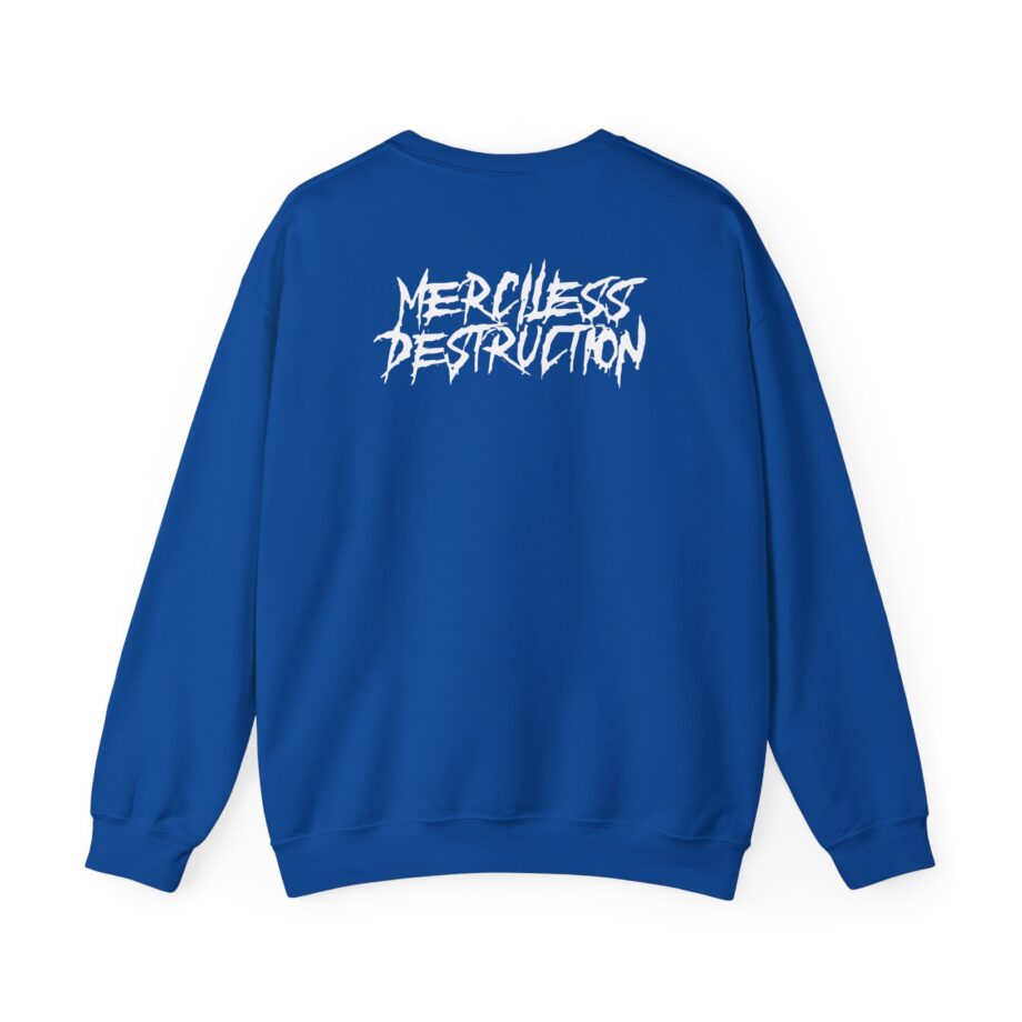 Get the Shot Merciless Destruction Unisex Heavy Blend™ Crewneck Sweatshirt