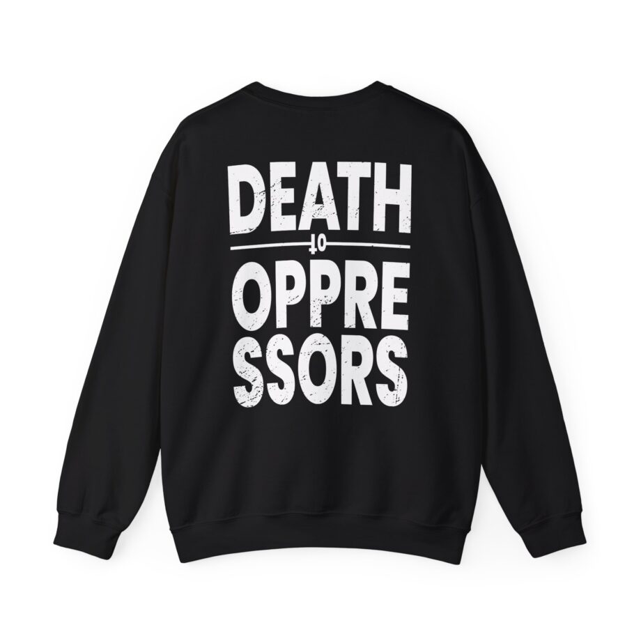 Get the Shot Death to Oppressors Unisex Heavy Blend™ Crewneck Sweatshirt