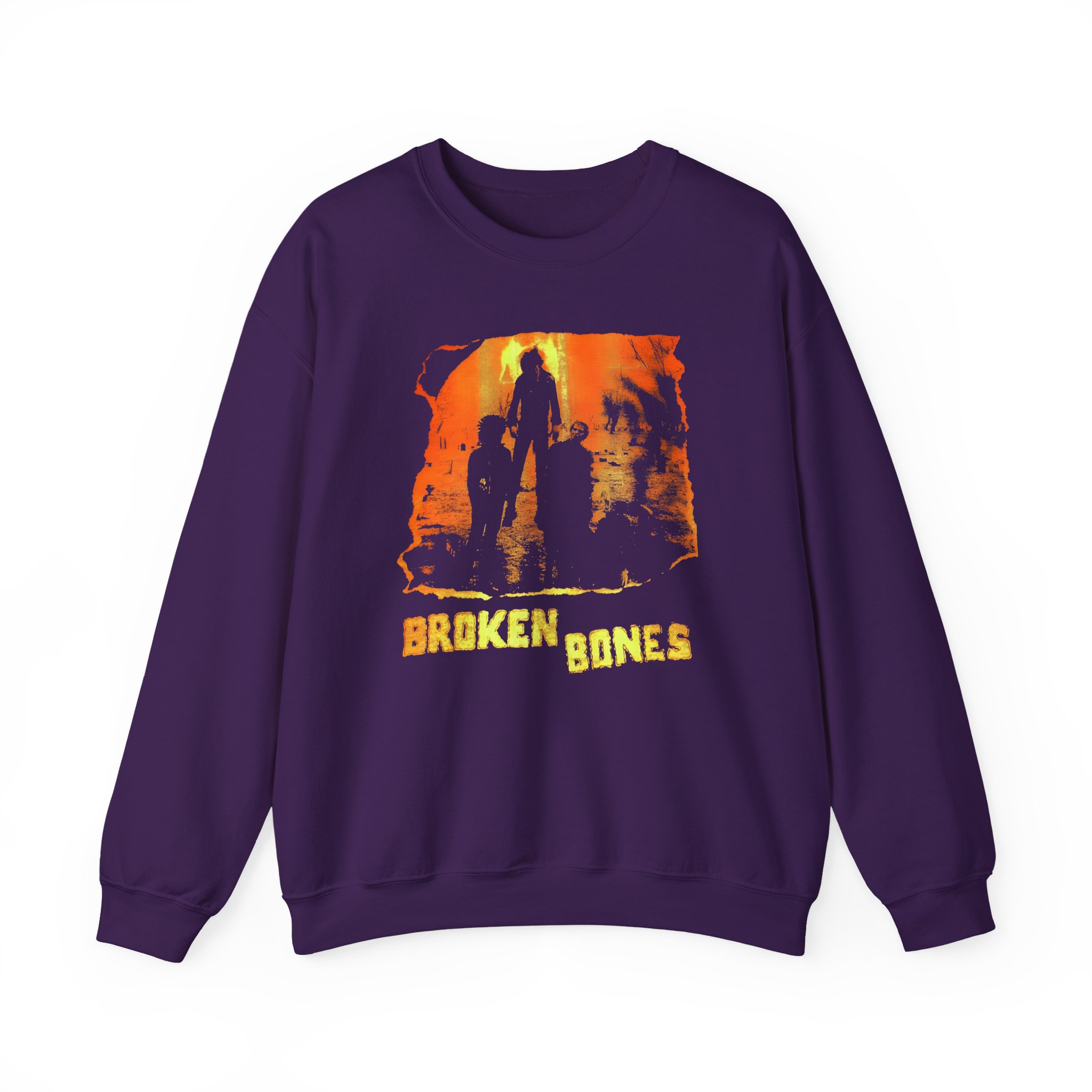Broken Bones Unisex Heavy Blend Crewneck Sweatshirt