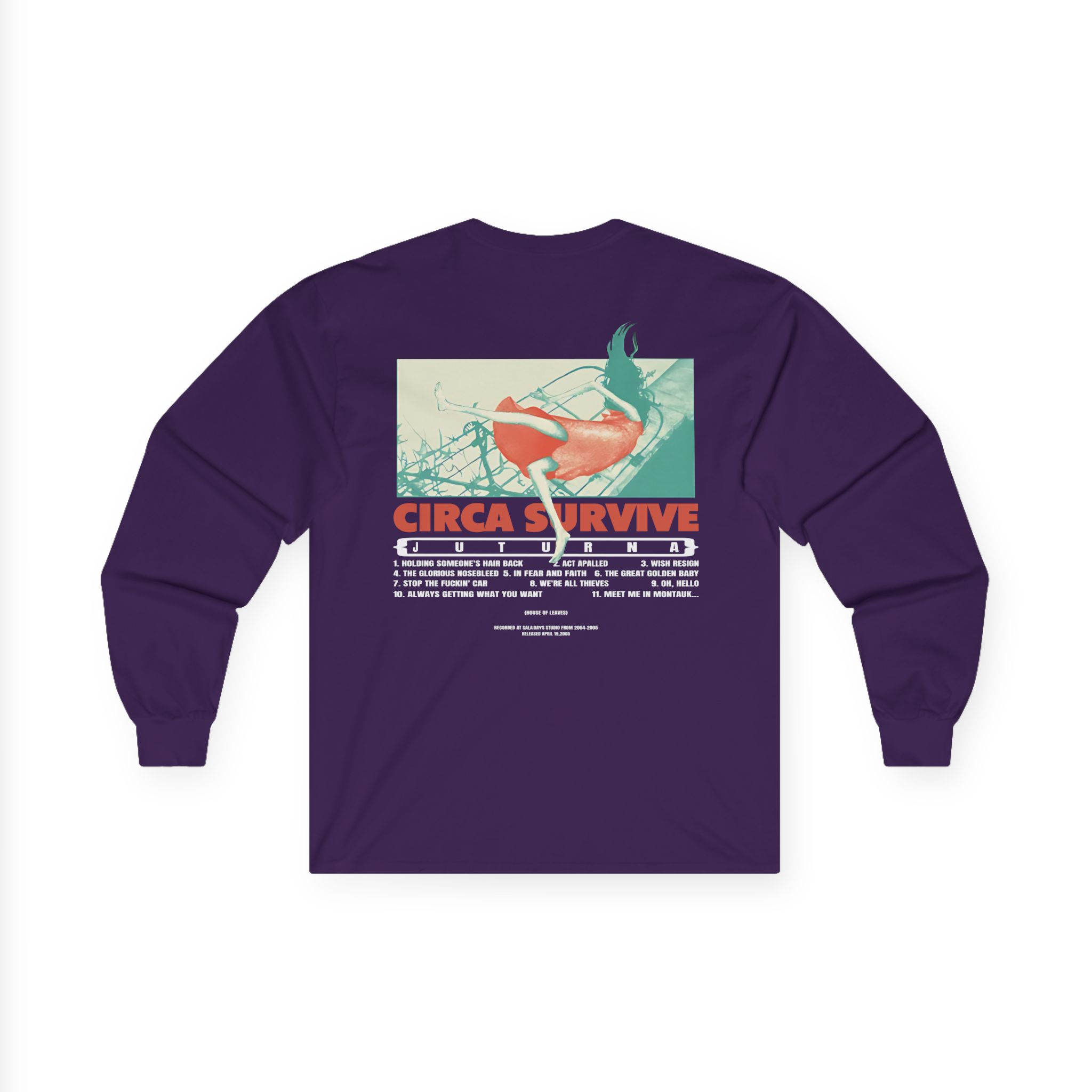 Circa Survive Juturna Tracklist Unisex Ultra Cotton Long Sleeve Tee