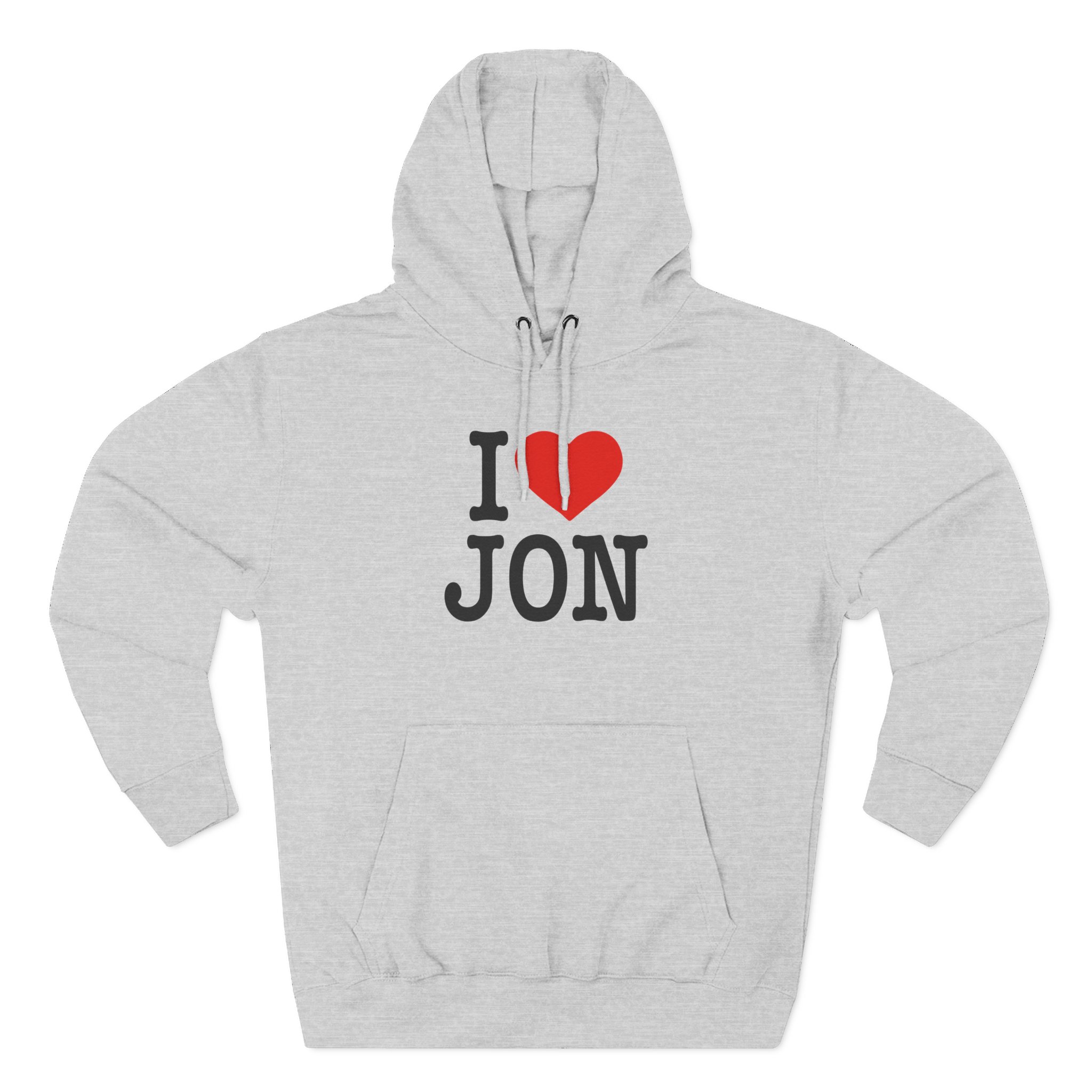 Jon Marianek I Love Jon Three-Panel Fleece Hoodie