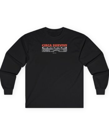 Circa Survive Juturna Tracklist Unisex Ultra Cotton Long Sleeve Tee