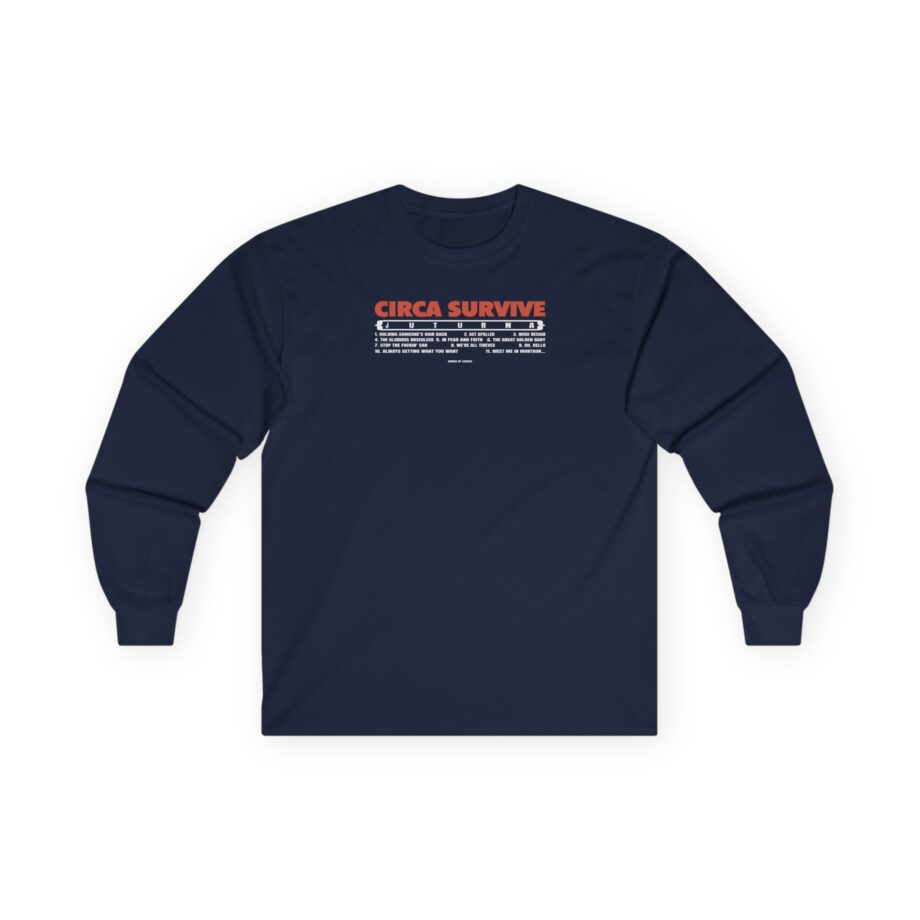 Circa Survive Juturna Tracklist Unisex Ultra Cotton Long Sleeve Tee