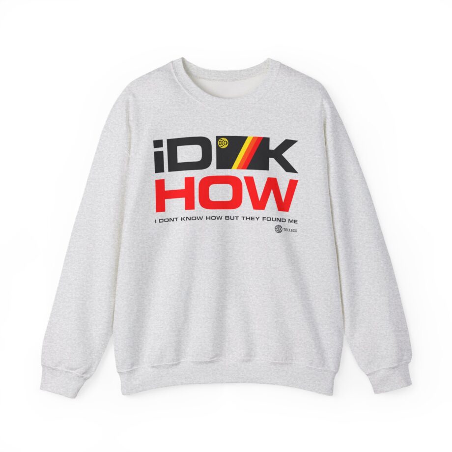 iDKHOW Striped Box Gold Unisex Heavy Blend™ Crewneck Sweatshirt