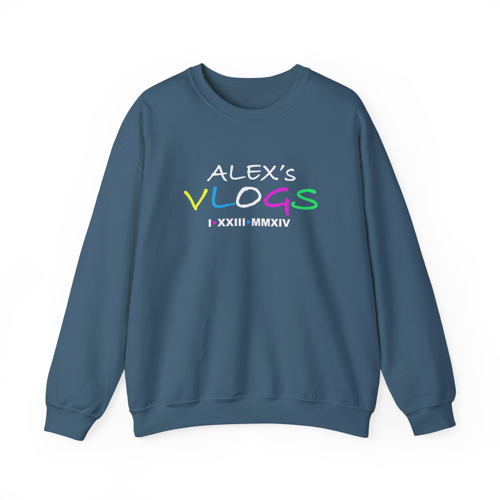 Alex Warren VLOGS Unisex Heavy Blendâ„¢ Crewneck Sweatshirt