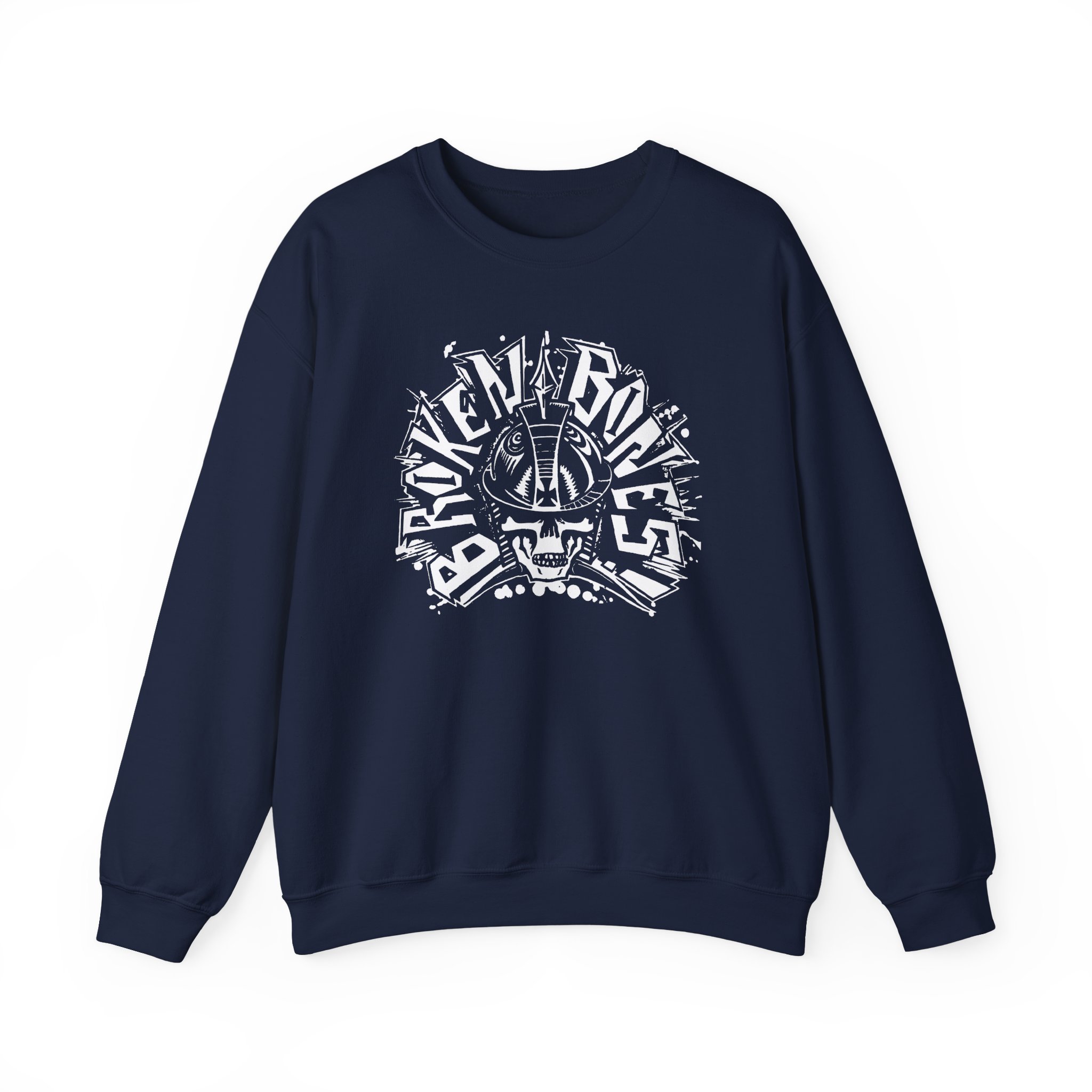Broken Bones Skull Logo Unisex Heavy Blend Crewneck Sweatshirt