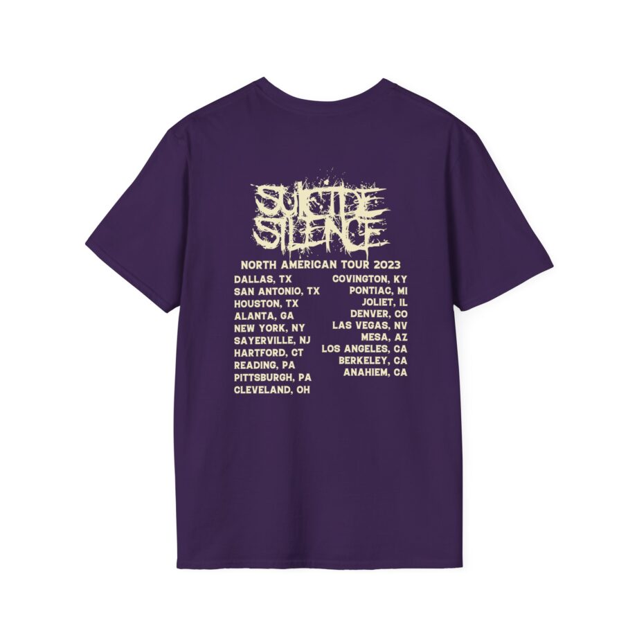 Suicide Silence Rymd Cover Tour 2023 Unisex Softstyle T-Shirt