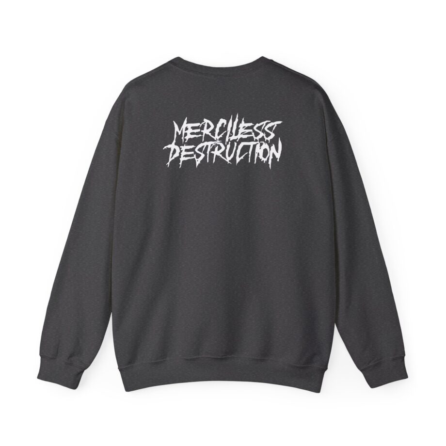 Get the Shot Merciless Destruction Unisex Heavy Blend™ Crewneck Sweatshirt