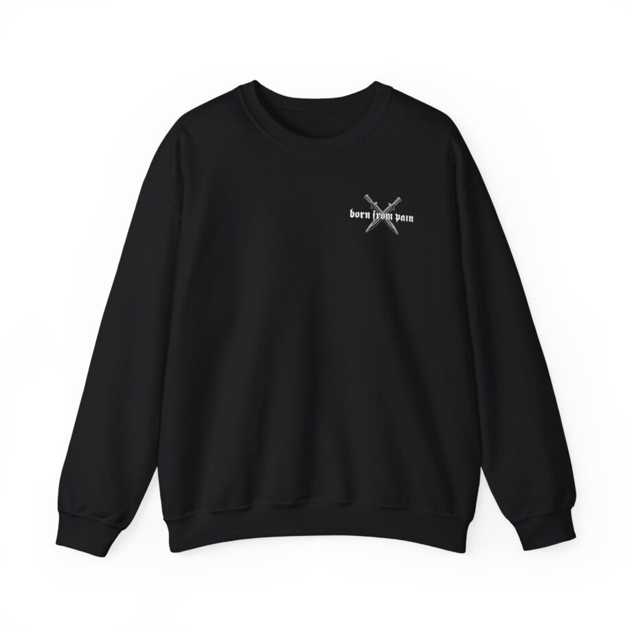 Born From Pain Live Forever Unisex Heavy Blend™ Crewneck Sweatshirt