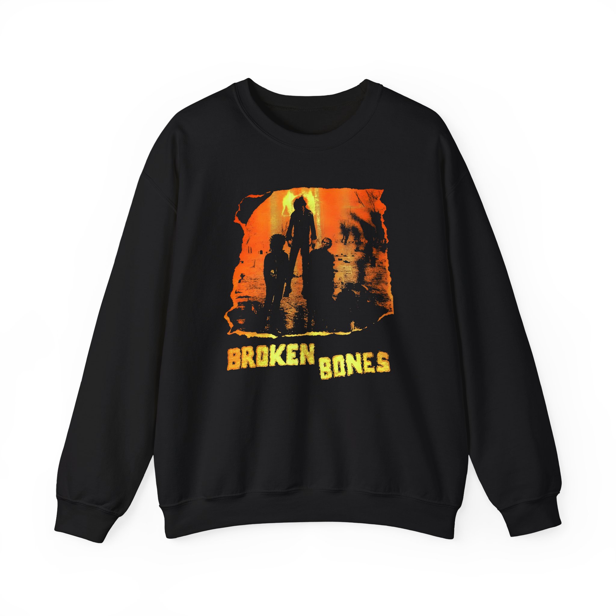 Broken Bones Unisex Heavy Blend Crewneck Sweatshirt