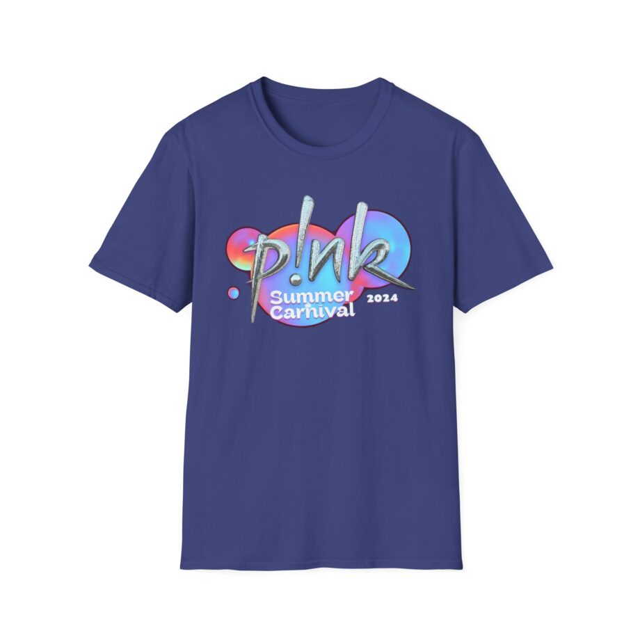 P!nk Split Tie Dye Unisex Softstyle T-Shirt