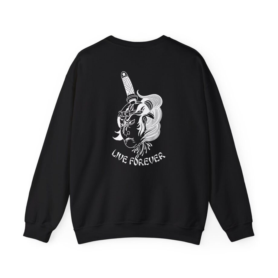 Born From Pain Live Forever Unisex Heavy Blend™ Crewneck Sweatshirt