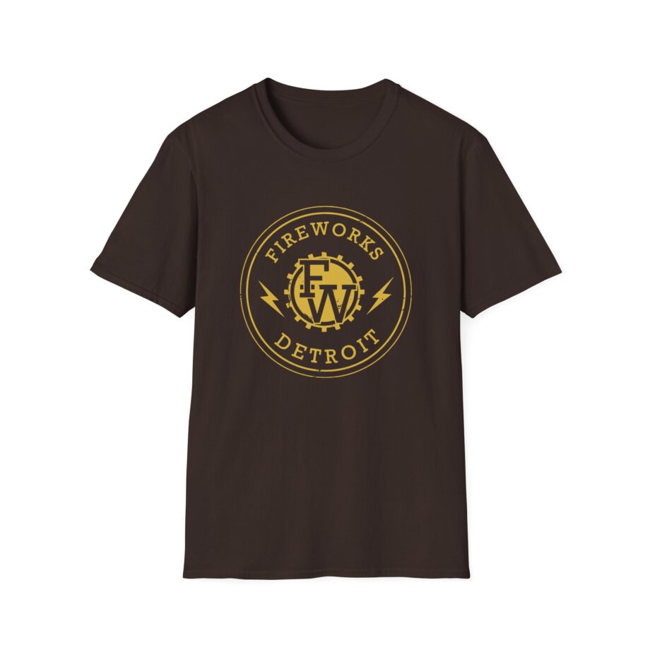 Fireworks Lightning Bolt Unisex Softstyle T-Shirt