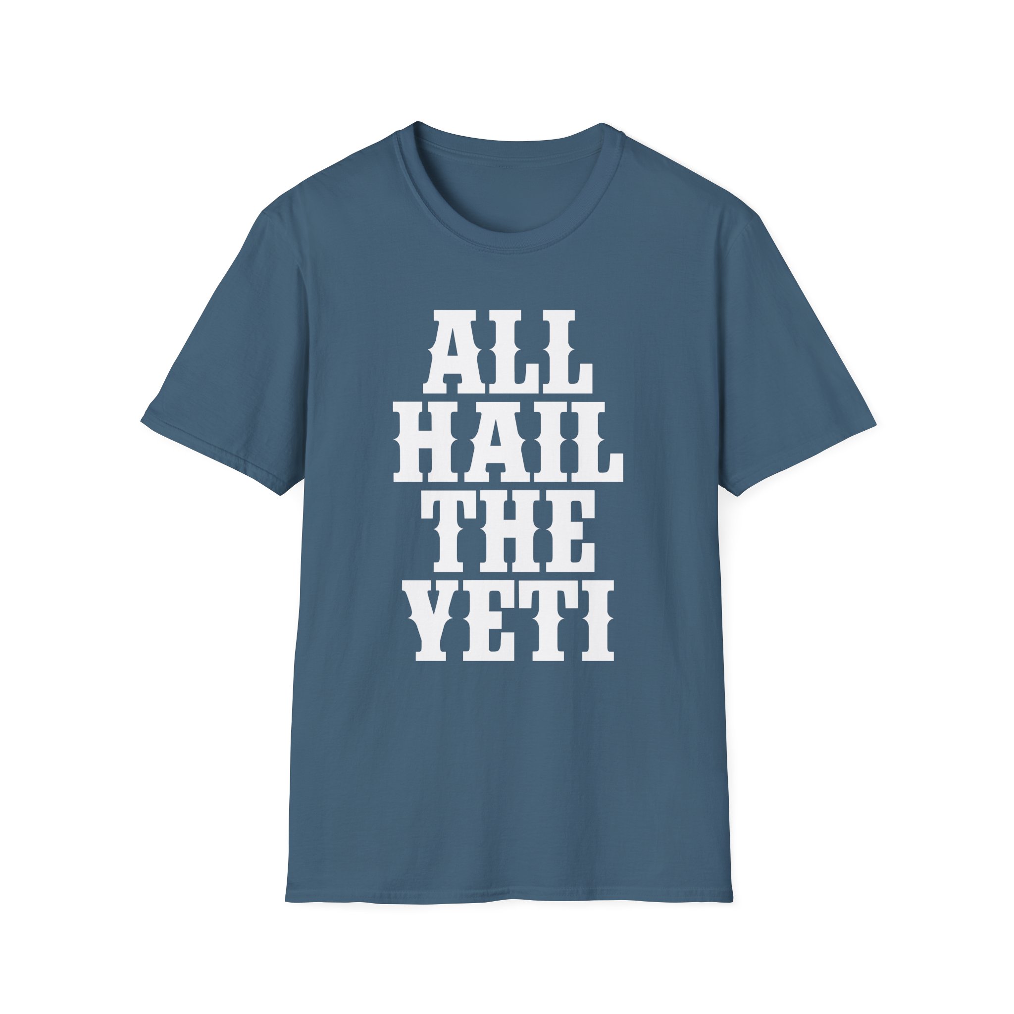 All Hail the Yeti Logo Unisex Softstyle T-Shirt