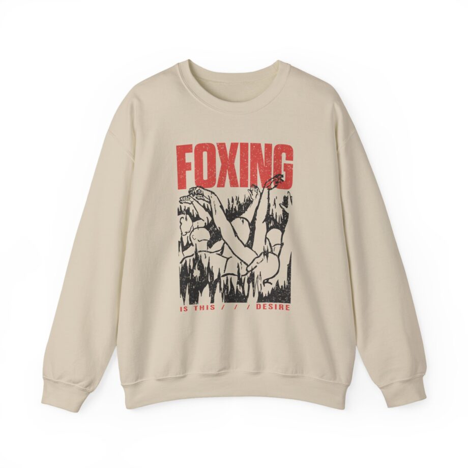 Foxing Inverted Burn Unisex Heavy Blend™ Crewneck Sweatshirt