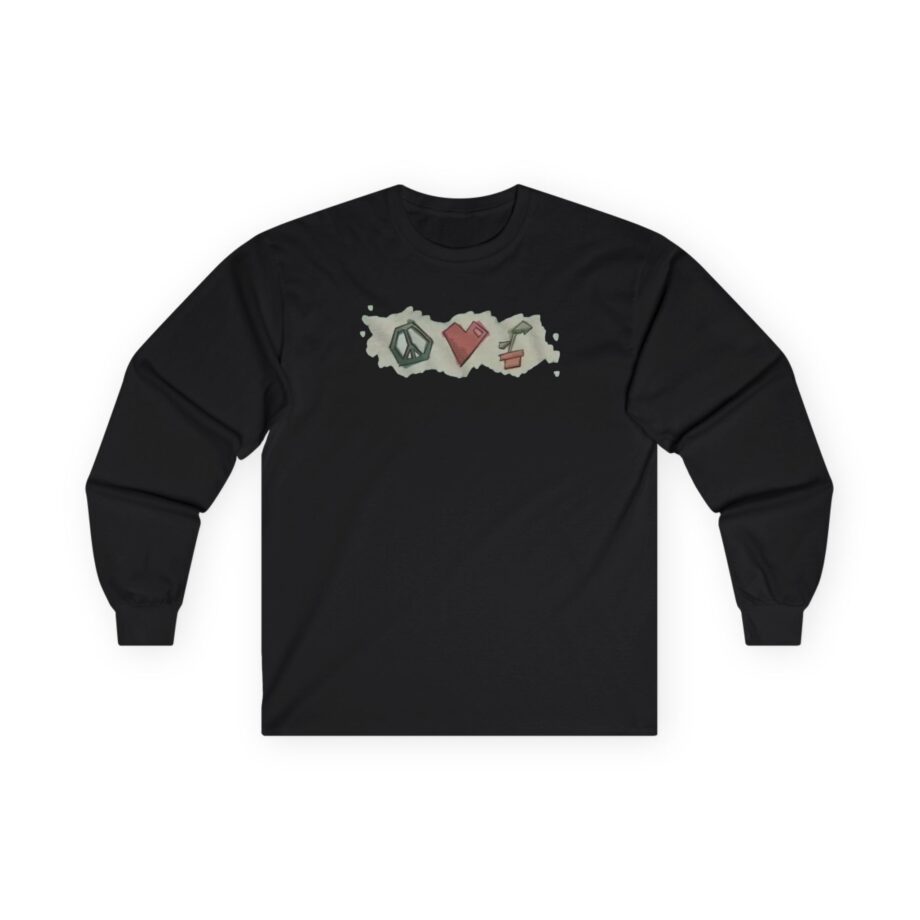 Mumbo Jumbo Peace, Love and Plants Unisex Ultra Cotton Long Sleeve Tee