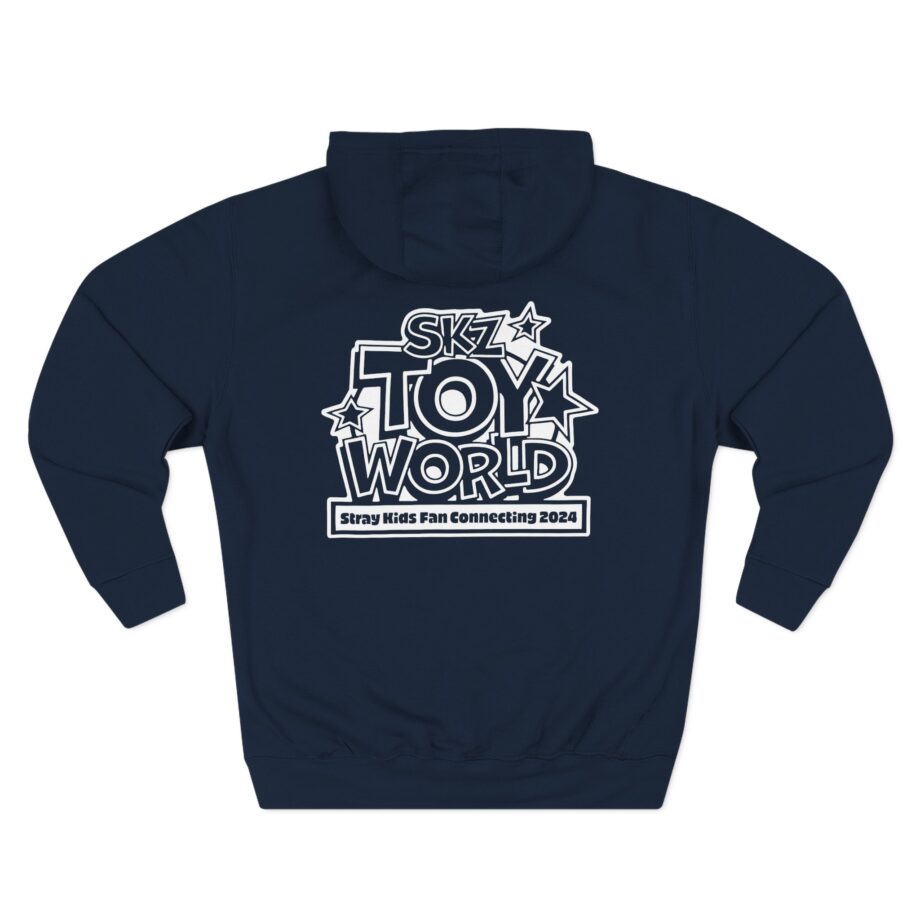 Stray Kids Fan Connecting 2024 Skz Toy World Three-Panel Fleece Hoodie