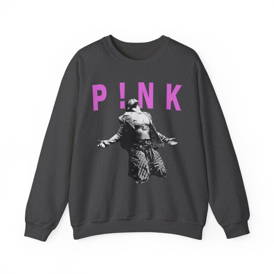 Pink Trustfall Praise Unisex Heavy Blend™ Crewneck Sweatshirt