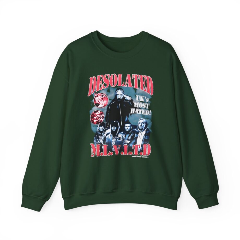 Desolated UK's Most Hated Unisex Heavy Blend™ Crewneck Sweatshirt